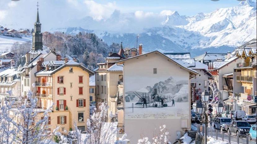 Elegant Historic Apartment Le Mont Joly - 3 Bed 2Bath View 80M2 Saint-Gervais-les-Bains Extérieur photo